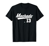 Player Name Swoosh Manny Machado San Diego Baseball MLBPA T-Shirt