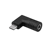 AKYGA Charging Plug for Notebook Power Adapter AK-ND-D13 65W 4.5 x 3.0 mm + pin/USB-C Black