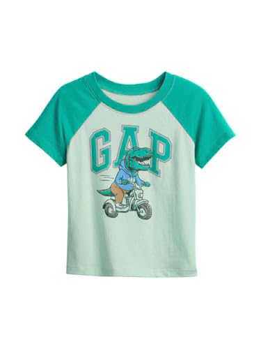 Image of Gap Baby Boys' Short Sleeve Raglan Logo Tee