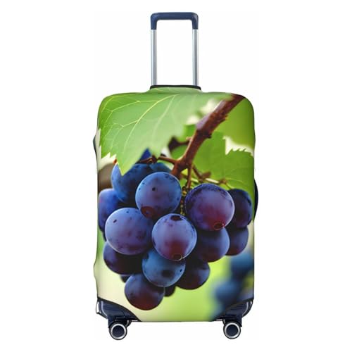 Grape Print Luggage Suitcase Cover Protector Luggage Washable Covers With Concealed Zipper
