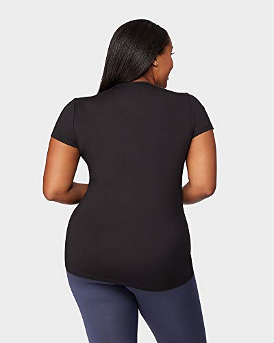 "32 DEGREES Scoop Tee - Black, Large" - Image 4