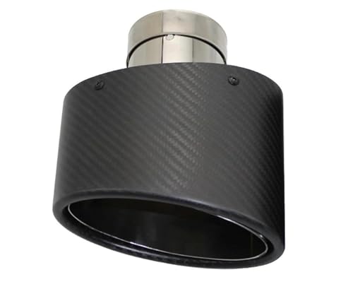 Embout silencieux d'échappement pour masquer la rouille du pot de voiture ovale 57mm