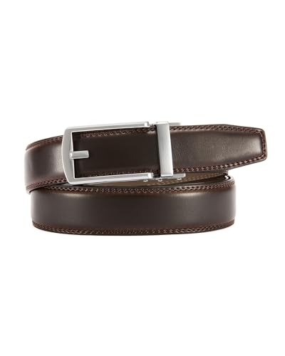Image of CHAOREN Mens Dress Belt - Ratchet Belt Leather 1 1 /4 inch Comfort Click - Perfect Companion to Mens Dress Shoes