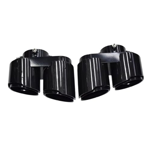 Embouts d'échappement de remplacement inox noir pour BMW X5 X6 X7