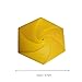 Fractal Fidget Hexagon, Infinity Cube Fidget Toy, Mindful Meditation Tool 12CM, 3D Printed Fidget Toy, Geometric Fidget Coasters, Infinity Cubes for Stress and Anxiety Fidget Toy (Yellow)