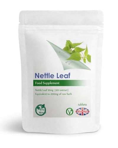 Nettle Leaf 200mg Extract - 100 Tablets - Blood Health, Arthritis Support, Allergy, Prostate Health (Vegan)