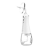 SEEDEAR Elektrischer Ohrenreiniger mit 300ml DIY Wasserdruck & 4 Druckmodi– Wasserdichte Ohrendusche, Ohrenschmalz Entferner Kit inkl. 4 Ersatzspitzen (Silber Weiß)