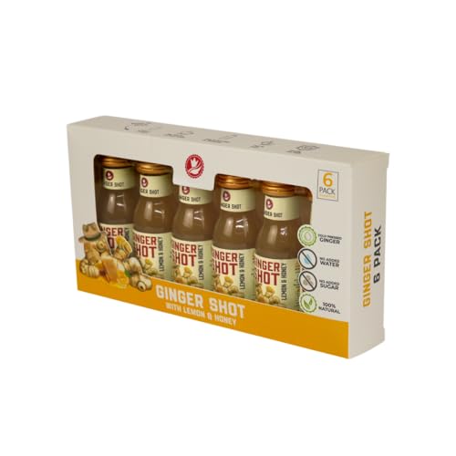 Ginger Shot - Pack of 6 | 30ml Each | Natural & Healthy