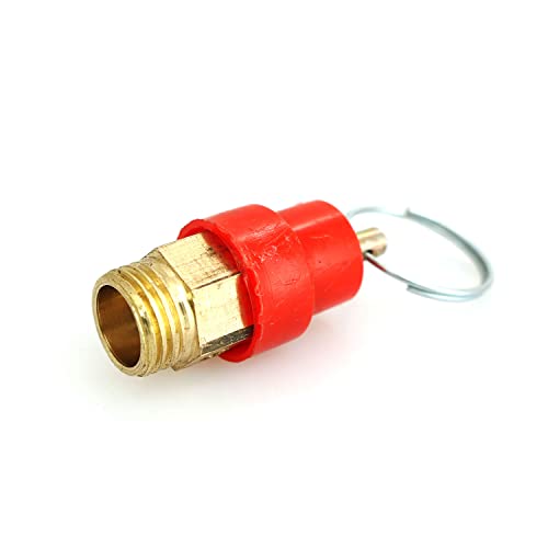 heyous 2pcs 1/4" Air Compressor Safety Relief Valve For Pressure Piping