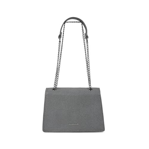 Image of Fastrack Casual Sling Bag with Lock Closure for Girls, Medium Size with Internal Organiser, Handheld Design and Metal Chain Sling