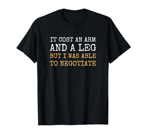 Arm Amputee for Legs, Funny Prosthetic Amputation for Men and Women T-Shirt, Men, Black, 3X-Large