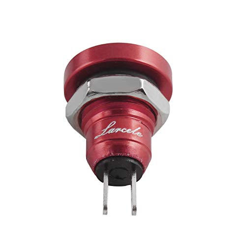 8mm Mini Impermeabile DIY Pulsante 5 Pezzi Rosso