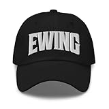 Ewing Baseball Cap Ewing Dad Hat Kentucky KY Hat Embroidered Souvenir Black