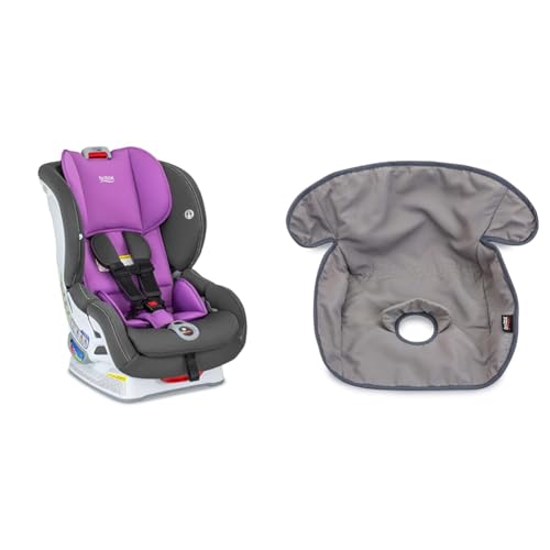 Britax Marathon Clicktight Convertible Car Seat, Mod Purple SafeWash & Car Seat Waterproof Liner - Moisture Wicking Fabric + No Slip Grip + Machine Washable + Crash
