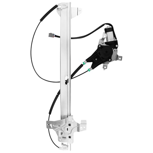 Image of Front Passenger Side Power Window Regulator with Motor for 2003-14 Ford E-150 E-250, 1992-02 E150 E250 Econoline Van, 03-05 E350 Club Wagon, 92-98 E350 Econoline, 1999-14 E350 Super Duty, Right