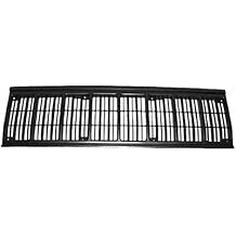 Replacement For Grille Assembly For Jeep Cherokee 1991 To 1996 Front Grille, Black Shell and Insert Made Of Plastic CH1200177 5080643AB