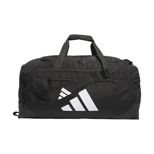 adidas Defender 5 Duffel Bag for Sports, Gym and Travel, Black, OSFA