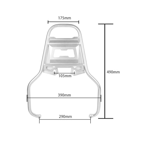 Support de bagages moto V-Strom 800 pour voyager loin - 7