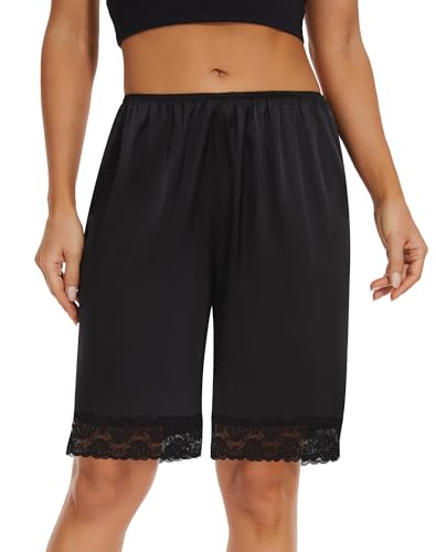 Image of MANCYFIT Pettipants for Women Under Dress, Long Culotte Slip