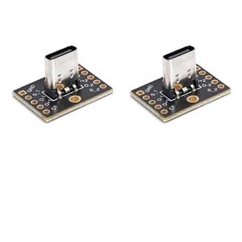 Treedix conector USB Tipo C hembra vertical x2 miniatura 1