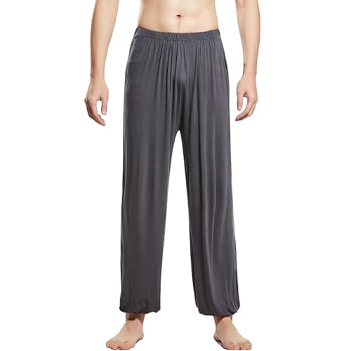 Muscularfit Mens Pajama Pants Cotton Soft Elastic Waist Everyday Loungewear Casual Bottoms Sleepwear for Men Trendy Clothes