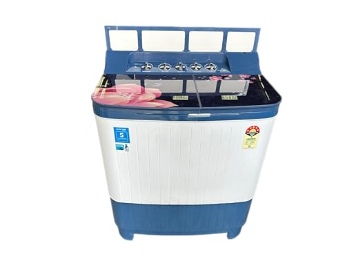 Image of Voltas Beko 8 Kg 5 Star Semi Automatic Top Load Washing Machine (WTT80DBLG /BLSSWH5GBDE) Blue