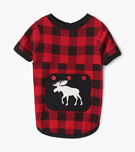 Hatley Moose on Plaid Family Union Suits3