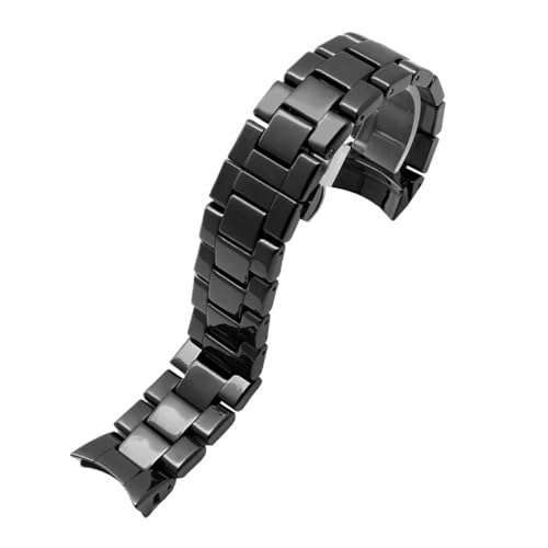 Bracelet en céramique noire de luxe pour montres AR1451 et AR1400