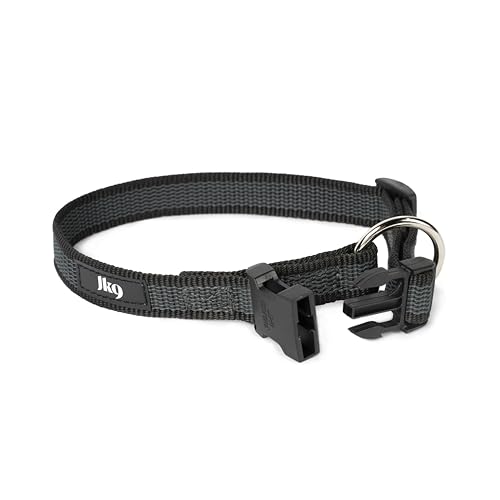 JULIUS K-9 220CG Color & Gray Halsband, 20mm*27-42 cm, verstellbar, schwar-grau, 20 mm (27-42 cm)