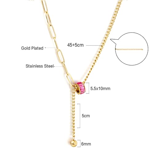 Gold Plated Stainless Steel Necklace2
