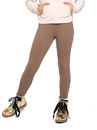 MijaCulture Pantalones largos de invierno para niña, pantalones de algodón, MI-02, beige, 122 cm Cover