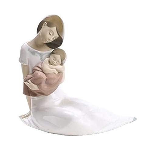 by Lladro LIGHT OF MY DAYS (GIRL) ( MOTHER HOLDING BABY GIRL ASLEEP ) 2001705