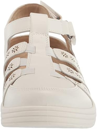 Easy Street Women's Rozene Mary Jane Flat, White, 10 Wide | Image 1