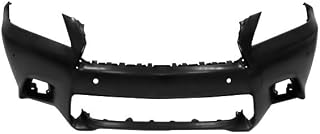 Front Bumper Cover - Primed, Ready to Paint | Fascia, Bumper Panel Replacement - Compatible with 2014-2015 Lexus GS350