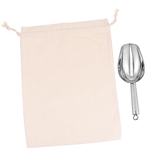 PEPLAYTAL 1 Juego pala de hielo de acero inoxidable Multifuncional con hielo cucharas cubo ice cube churrera rejas pala de comida pala de cubitos de hielo SCOOP CUBE ICE algodón