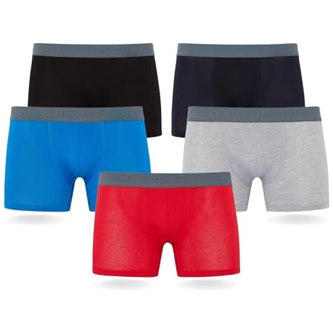 FM London 5-Pack Mens Boxers with Odour Protection Cover