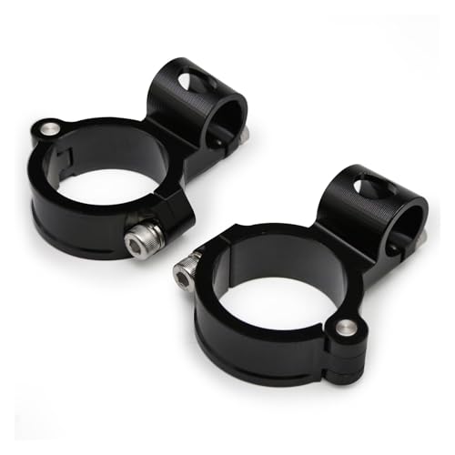 Guidon moto réglable bracelets à clipser CNC 37 41 43 45 48 50 51 mm demi-guidon rehaussé pour fourche