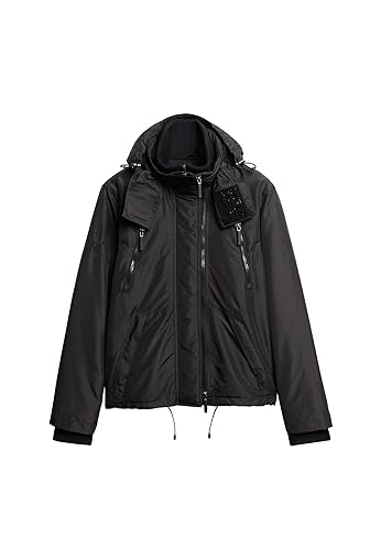 Superdry Mountain Windcheater Veste Homme avec triple zip protecteur