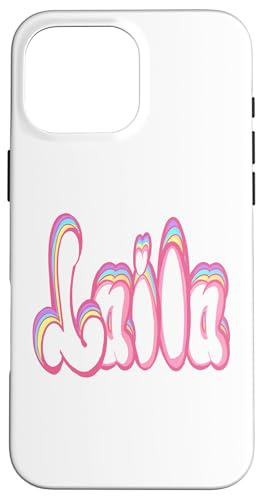 Laila - �K�[���Y&���f�B�[�X �J�X�^�}�C�Y�� ���O �X�}�z�P�[�X iPhone 16 Pro Max �p