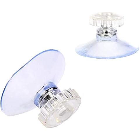 FOROREH Ventosas de plástico transparente de 20 piezas de 45 mm sin ganchos Cover