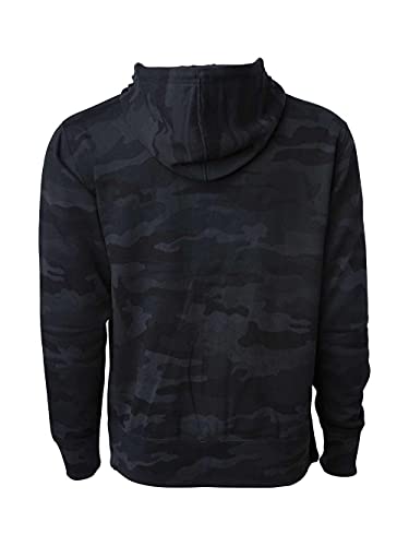 Independent Trading Co. - Lightweight Full-Zip Hooded Sweatshirt - AFX90UNZ - 2XL - Black Camo3