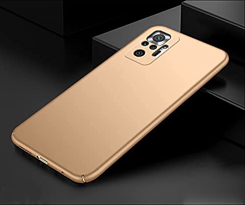 Redmi Note 10 Pro 5G �w�ʗp�P�[�X �����^ �\�ʎw��h�~���� �yXiaomi Redmi Note10 Pro �J�o�[ Note10Pro �V�F�� Case Cover�z (�S�[���h)