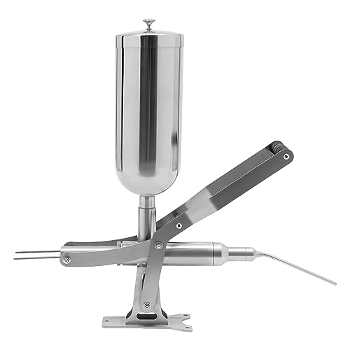 5L Heavy Duty Manual Vertical Churros Machine Spanish Donuts Maker Filling Stainless Steel Latin Fruit Donut Machine for Commercial Or Household Dessert Making