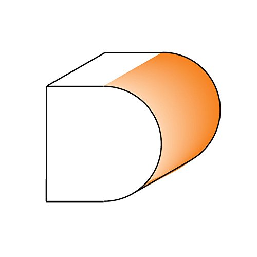 Fresa semicircular de précision carbure HM d=22.2 pour ébénisterie - 3
