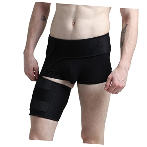 Faja Compresiva para Pierna Fitness Soporte Ajustable Negro miniatura 7