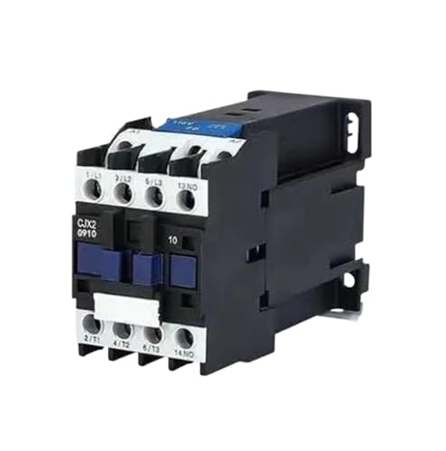RYVEWZOOE Contacteur CC CJX2-0910Z, Tension de Bobine 9 A, 12 V/24 V/48 V/110 V/220 V CC(DC 48V)