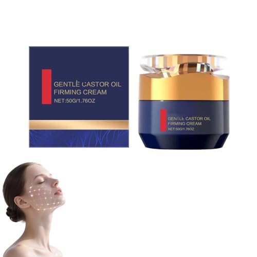 Qingling Creme Gegen Falten 50g Qingling Faltenentfernungscreme Qingling Straffungs- und Anti-Falten-Creme mit Polypeptiden Antifaltencreme für Straffe Haut Reduziert Falten für alle Hauttypen