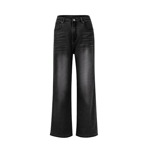 Wide Leg Jeans for Women Baggy Stretchy High Waist Loose Fit Casual with Pockets Boyfriend Denim Pants Y2k Linen Barrel Pants3