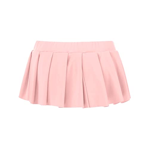 Mini saia de berço pálida de cintura baixa para esportes, ioga, esportes, moda clube, para entreteni