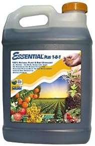 Essential Plus 1-0-1-100% Natural Organic Fertilizer - 2.5 Gallon Jug